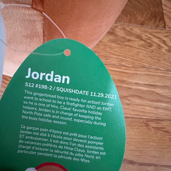 🎄Jordan the Gingerbread 12” Squishmallow - Picture 4 of 7
